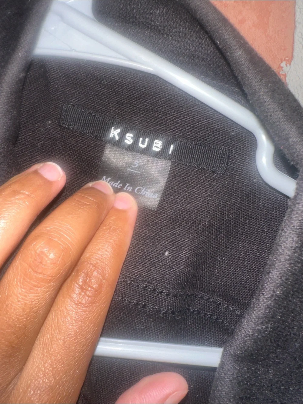 Ksubi Black Cropped Denim Jacket